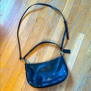 Coach Black Leather Bag